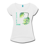 2 Palms Women's Roll Cuff T-Shirt - white