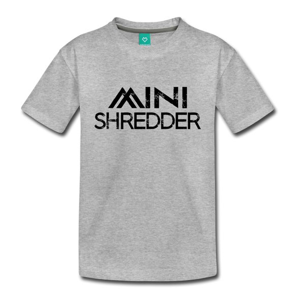 Mini Shredder Toddler Premium T-Shirt - heather gray