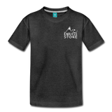 Forever Stoked Youth Short Sleeve T-Shirt - charcoal gray