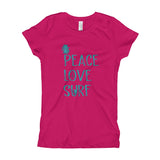 Peace Love Surf Girls T-shirt