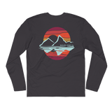 Sunset Reflections Adult Unisex Long Sleeve Fitted Crew