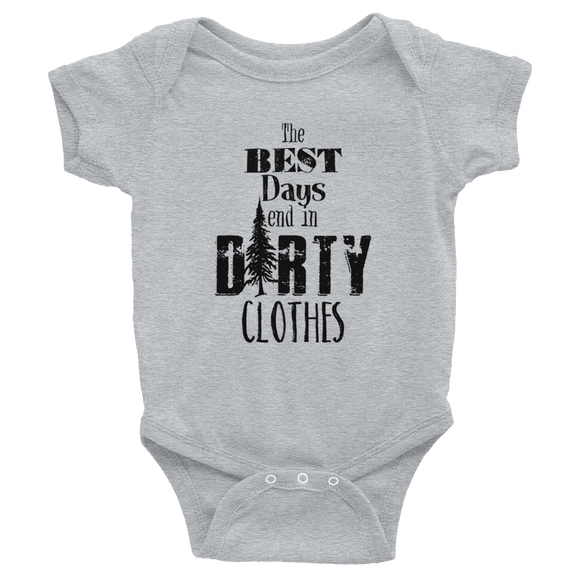 Dirty Clothes Infant Onesie