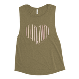 Surfer at Heart Ladies’ Muscle Tank