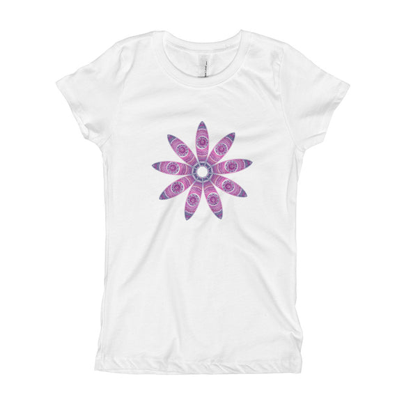 Surfboard Flower Girl's T-shirt
