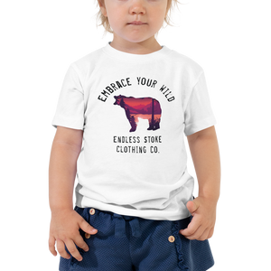 Embrace Your Wild Toddler Short Sleeve Tee