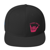 Stoke Squad Adult Snapback Hat in Pink