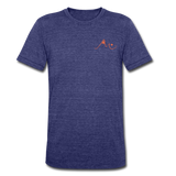 Skip Monday Unisex Tri-Blend T-Shirt - heather indigo