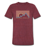Beyond the Peaks Unisex Tri-Blend T-Shirt - heather cranberry
