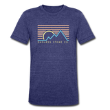 Beyond the Peaks Unisex Tri-Blend T-Shirt - heather indigo