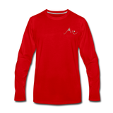 Fierce Waters Men's Premium Long Sleeve T-Shirt - red