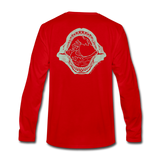 Fierce Waters Men's Premium Long Sleeve T-Shirt - red
