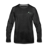 Fierce Waters Men's Premium Long Sleeve T-Shirt - charcoal gray