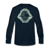 Fierce Waters Men's Premium Long Sleeve T-Shirt - deep navy