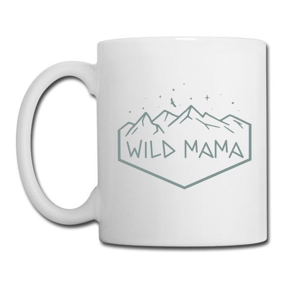 Wild Mama Mug - white