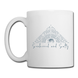 Sunkissed and Salty Mug - white