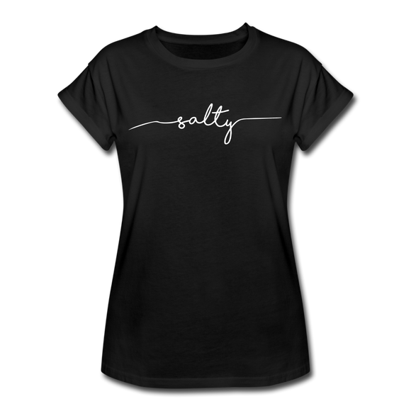 Salty Women's Relaxed Fit T-Shirt - black