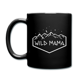 Wild Mama Black Mug - black